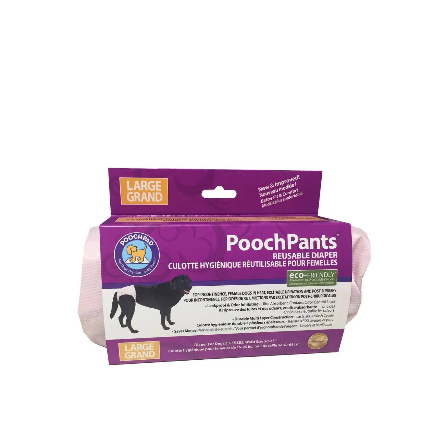 PoochPants™ Diaper for Dogs, L