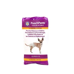 PoochPants Disposable Absorbent Diaper for Dogs, XS