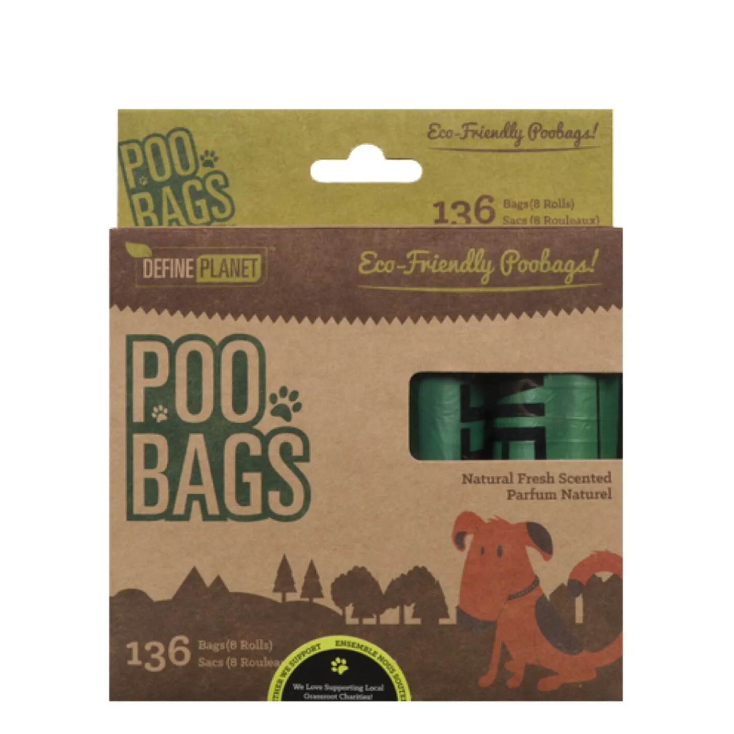 Poopbags, 136 un.