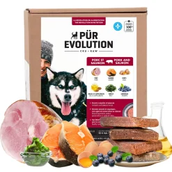 Pork and Salmon Raw Dog Food