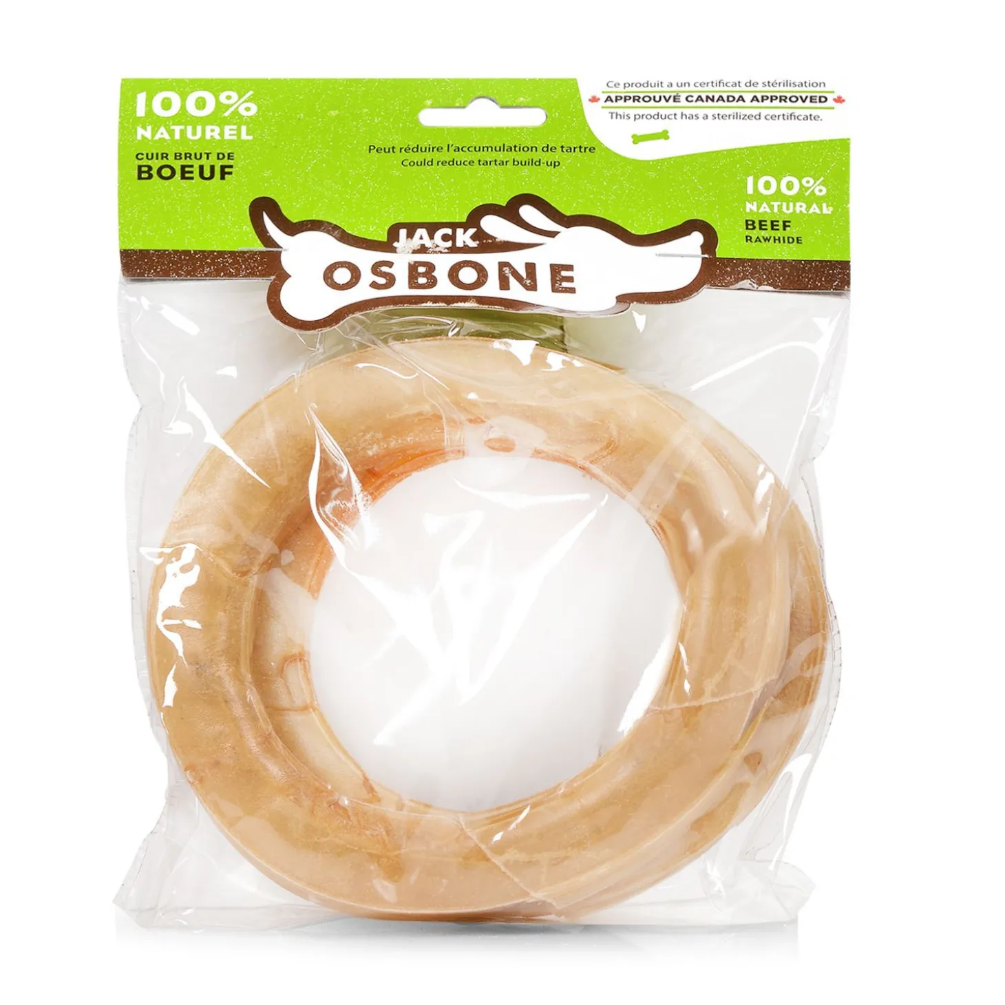 Pressed rawhide rings, 300g