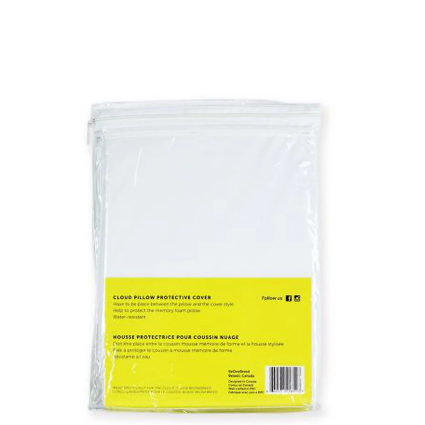 Protective cover for cloud pillow