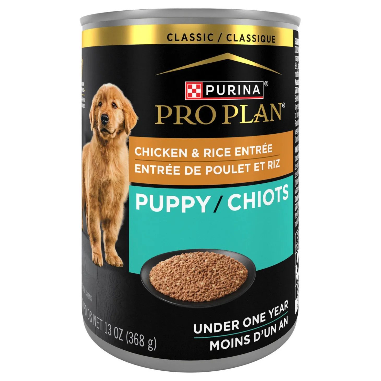 Puppy Chicken & Rice Entrée Classic Wet Food, 368 g