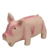 Rascals grunt dog toy, pink pig