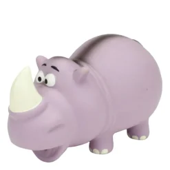 Rascals grunt dog toy, rhino