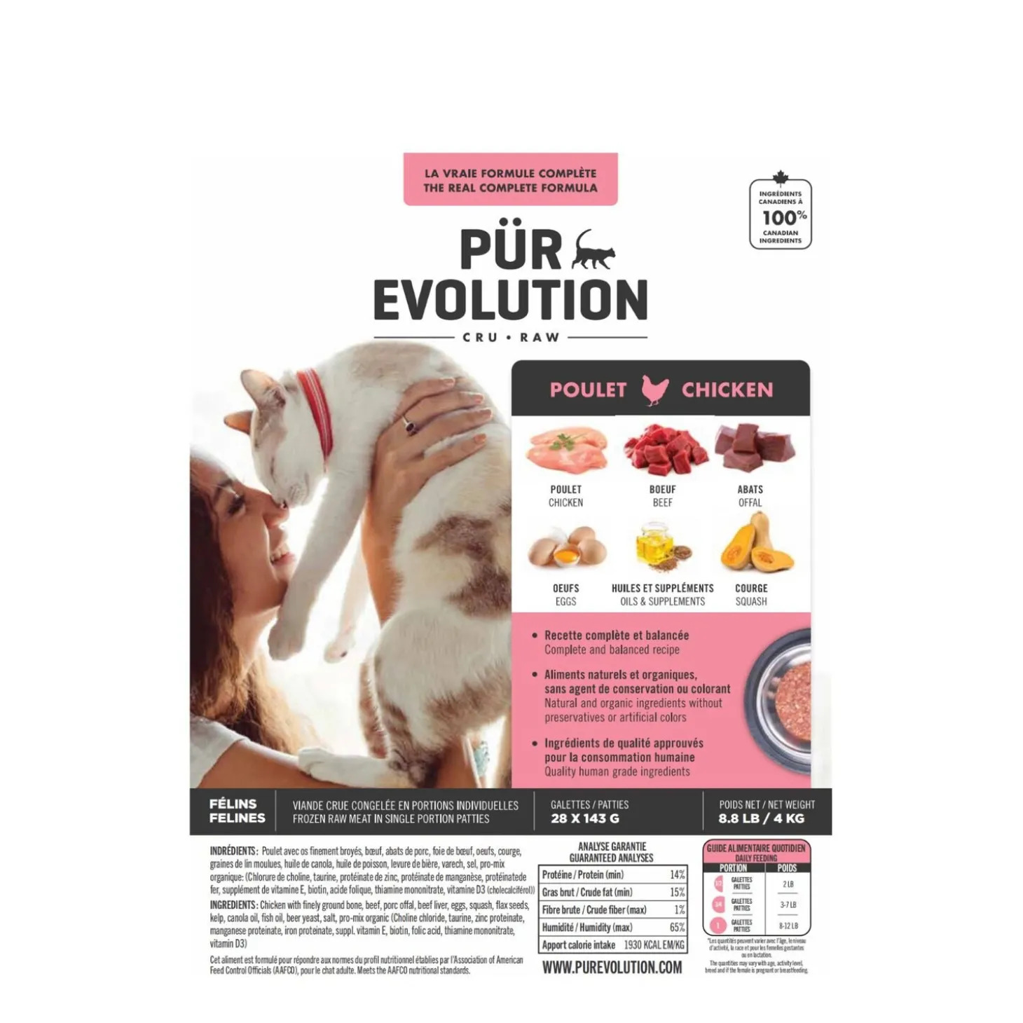 Raw Cat Food, Chicken