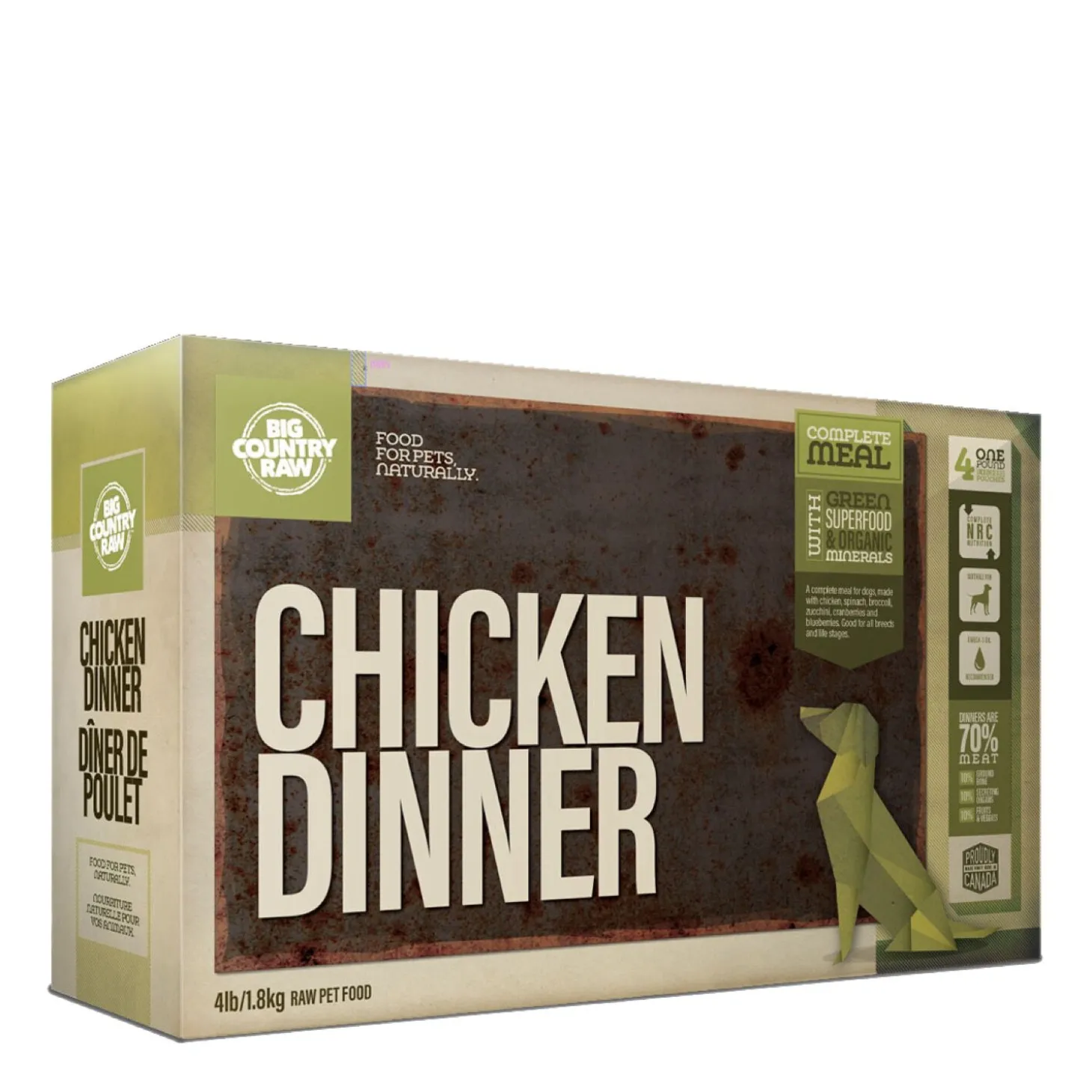 Raw Dog Food, Chicken Dinner