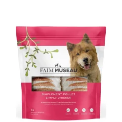 Raw dog food, simply chicken