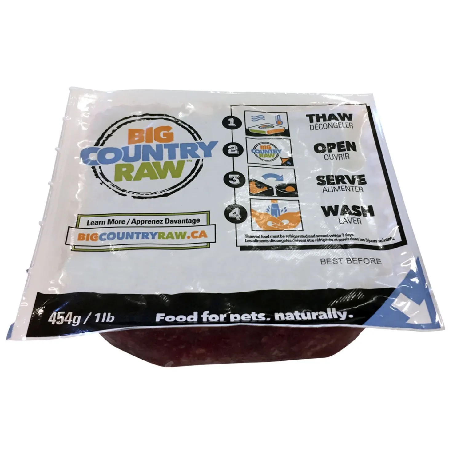 Raw Food Pure Duck Dinner, 1.8 kg