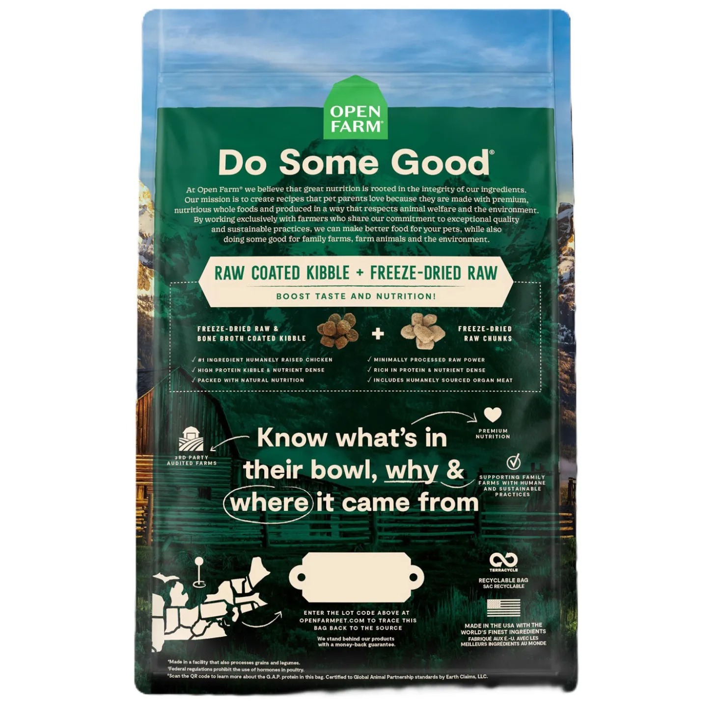RawMix Open Prairie Recipe Grain and Legume Free Dry Dog Food, 1.59 kg