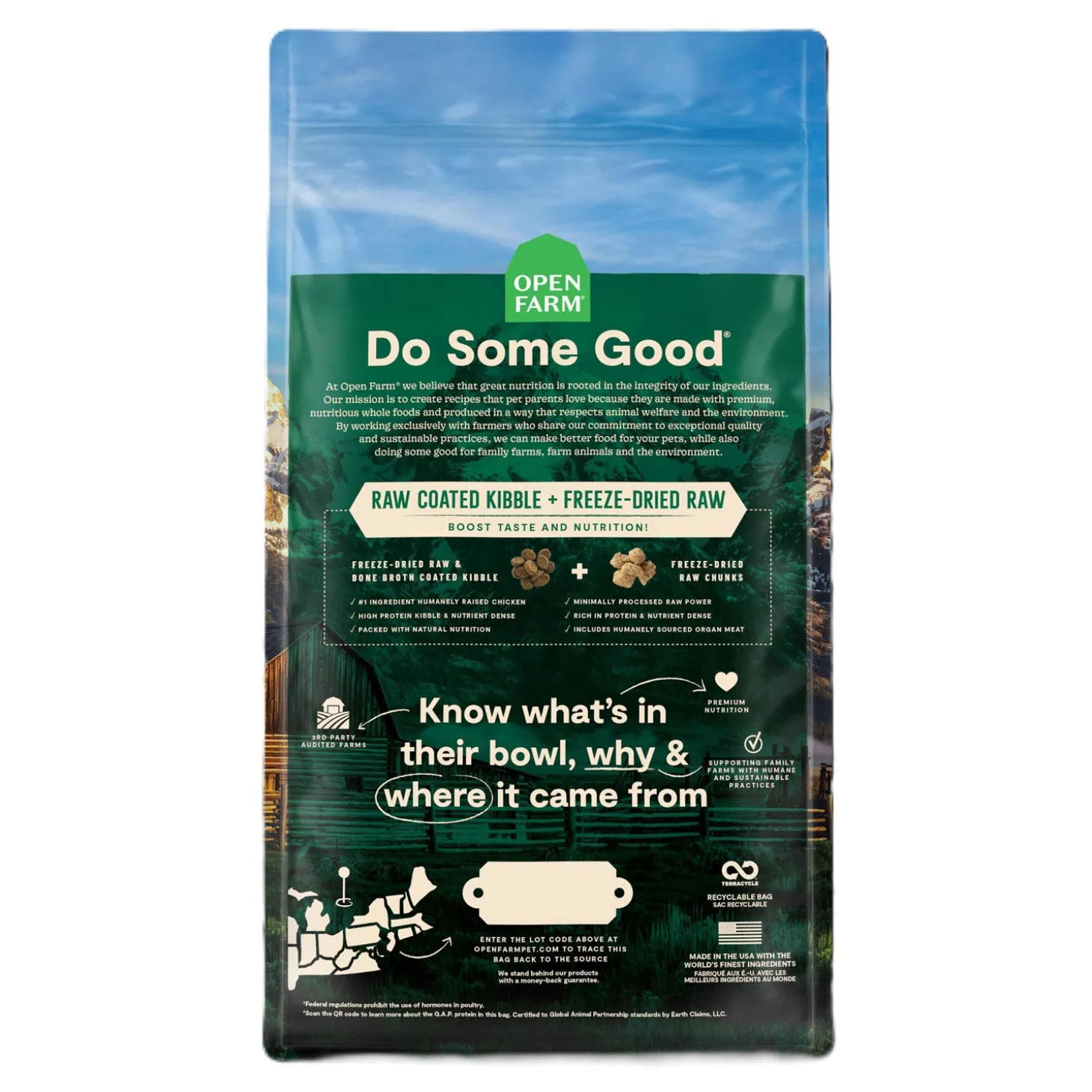 RawMix Open Prairie Recipe Grain Free Dry Cat Food, 1.02 kg