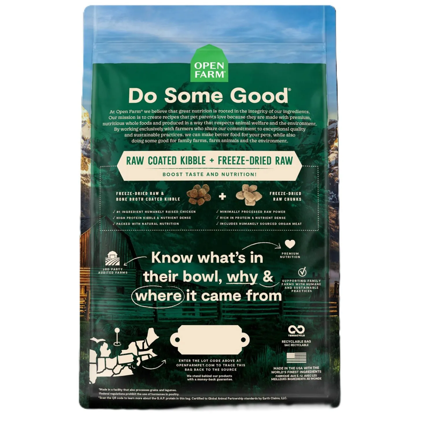 RawMix Open Prairie Recipe with Ancient Grains Dry Dog Food, 9,07 kg