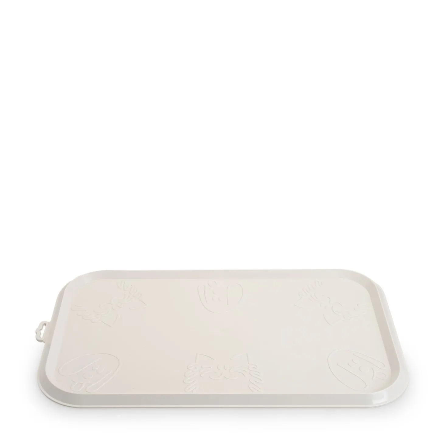 Rectangular dinner mat for cat and dog