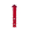 Red Metal Tube Wild Bird Feeder, 1.5 lb
