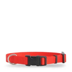 Red nylon collar