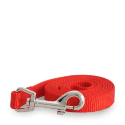 Red nylon simple leash