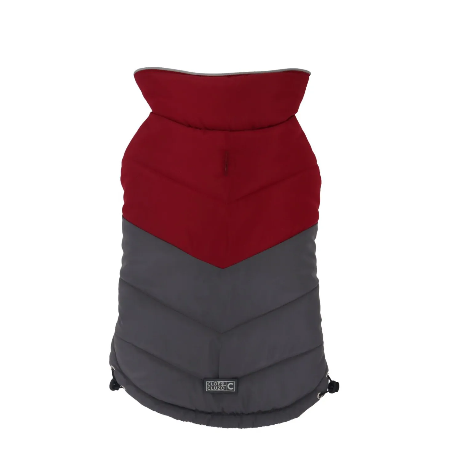 Red Reversible Dog Winter Wrap, XL