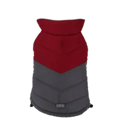 Red Reversible Dog Winter Wrap, S