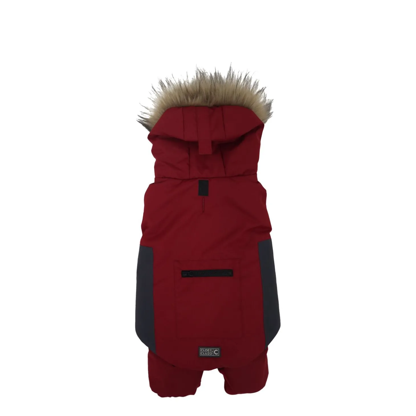 Red Winter Snow Suit for Dog, XS