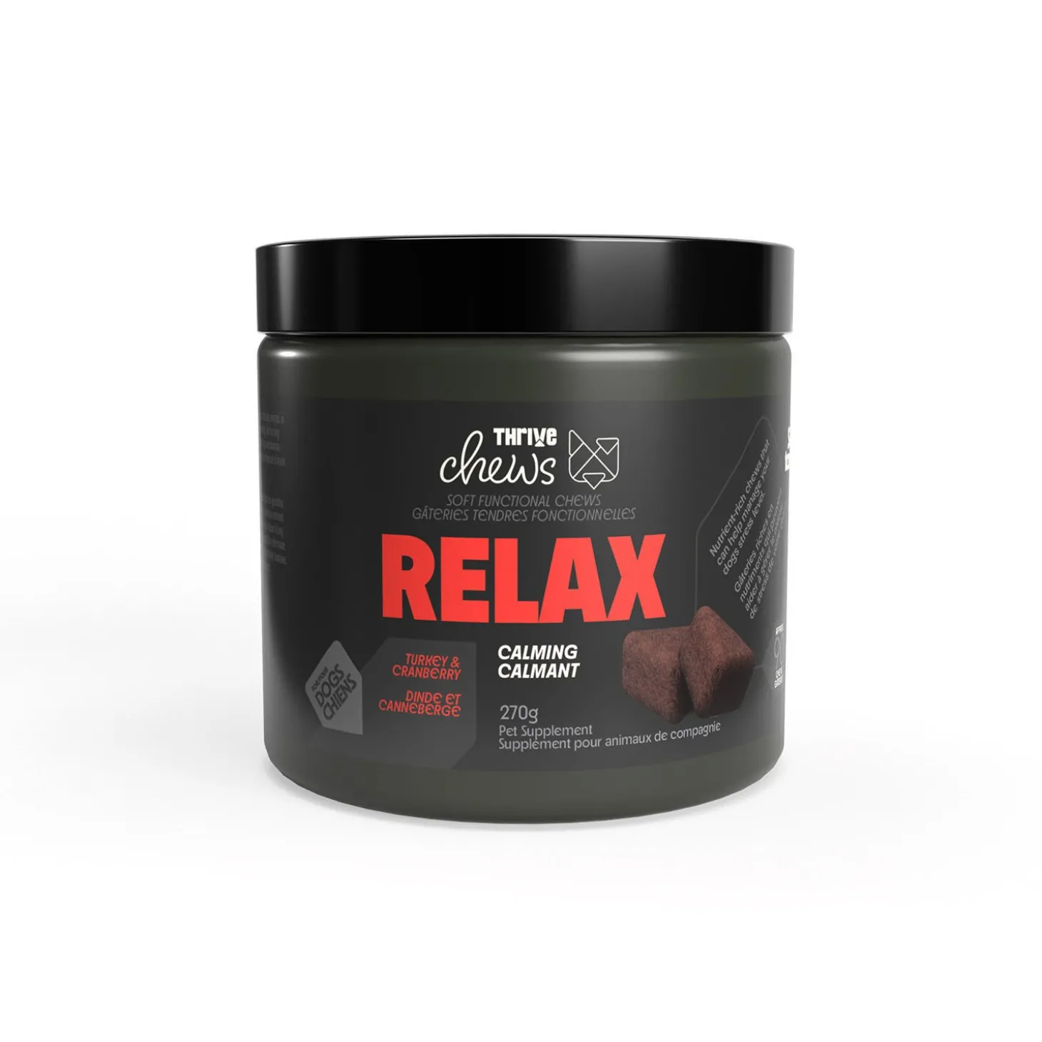 Relax Calming Turkey and Cranberry Supplements for Dogs
