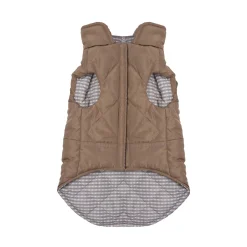 Reversible Quilted Twill Jacket for Small Dogs