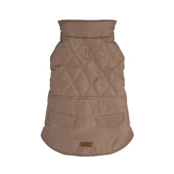 Reversible Quilted Twill Jacket for Small Dogs