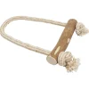 Rope Handle Made with Coffee Wood and Natural Cotton