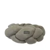 Round Braided Suede Bed for Pets