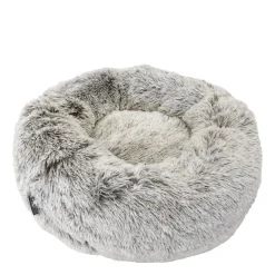 Round Luxury Plush Pet Bed, S