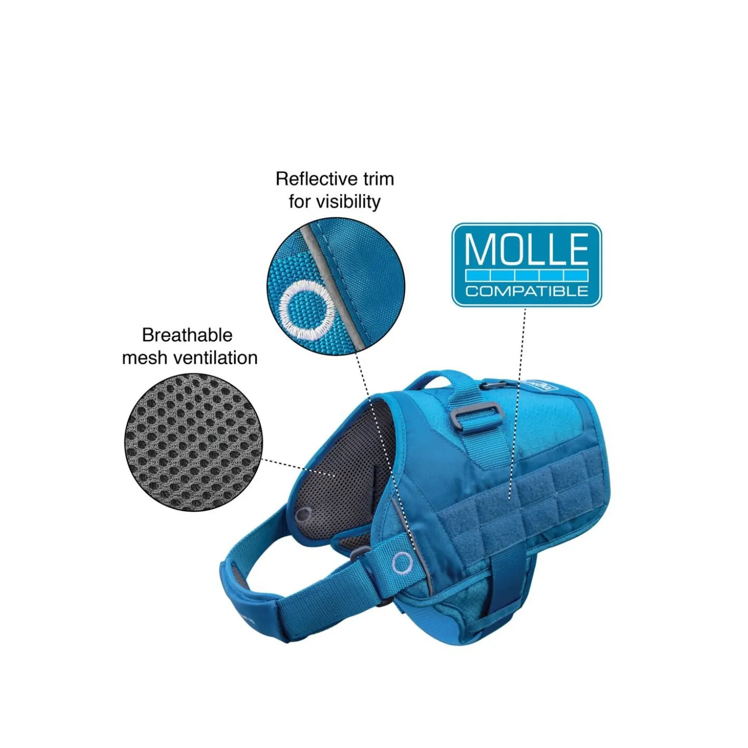 RSG Townie Harness Blue, L