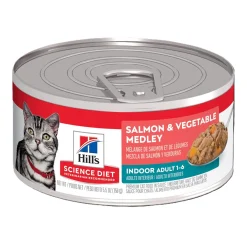Salmon and  Vegetable Medley for Adult Indoor Cats