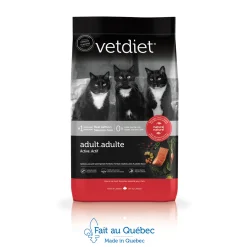 Salmon dry food for active cat