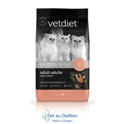 Salmon dry food for indoor adult cats