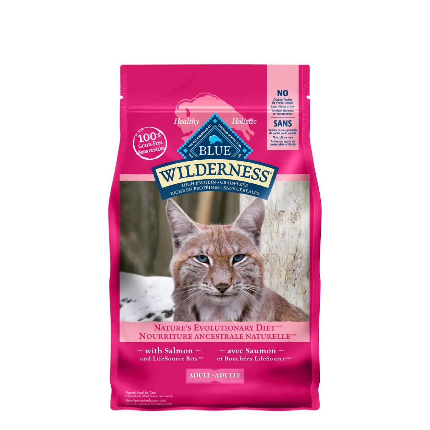 Salmon food for adult cats