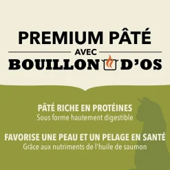 Salmon in Bone Broth Recipe Wet Cat Food, 155 g