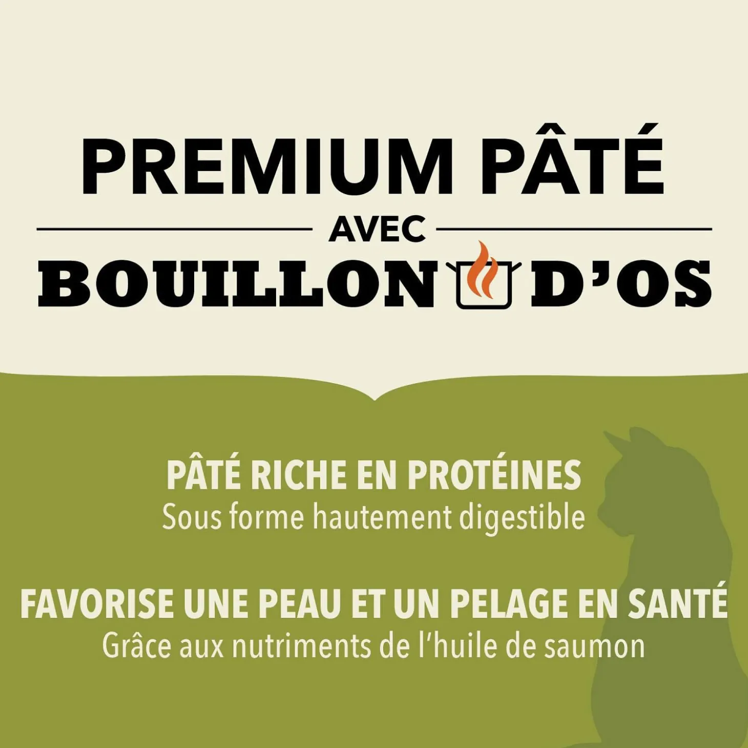 Salmon in Bone Broth Recipe Wet Cat Food, 155 g