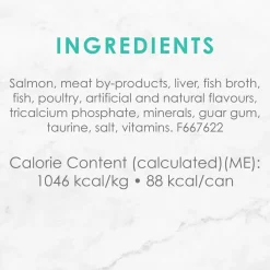 Salmon wet food for adult cats