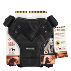 Seat belt safety harness, black