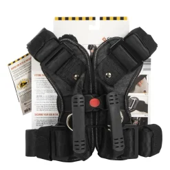 Seat belt safety harness, black