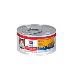 Senior 7+ Savory Chicken Entrée for Cats, 82 g