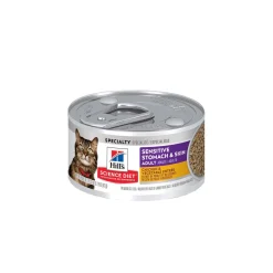 Sensitive Stomach & Skin Chicken and Vegetable Canned Cat Entrée, 82 g