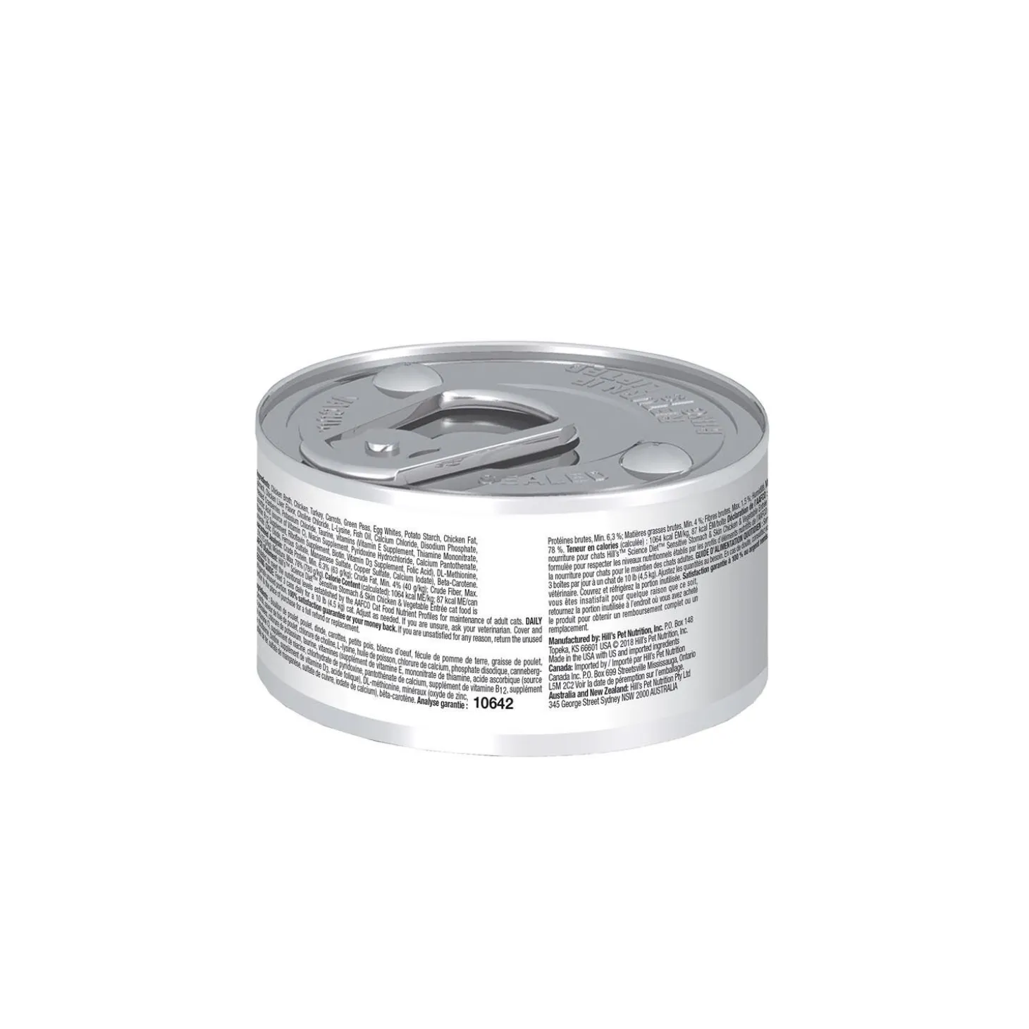 Sensitive Stomach & Skin Chicken and Vegetable Canned Cat Entrée, 82 g