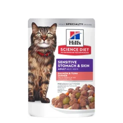 Sensitive Stomach and Skin Chicken and Beef Dinner for Adult Cats Dinner, 79 g