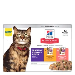 Sensitive Stomach and Skin Variety Pack for Adult Cats