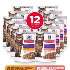 Sensitive Stomach and Skin Variety Pack for Adult Cats
