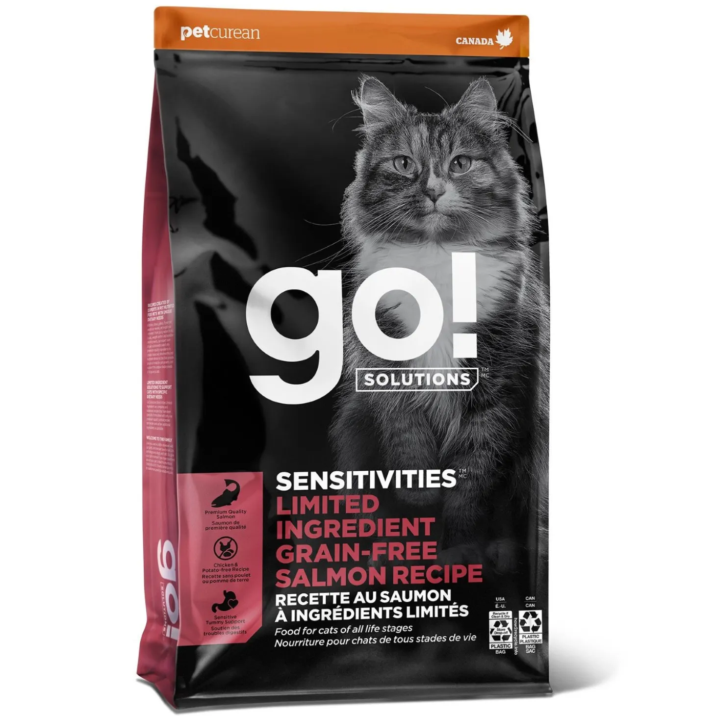 Sensitivities Limited Ingredient Grain Free Salmon Recipe for Cats, 2.72 kg