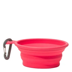 Silicone collapsible bowl, coral