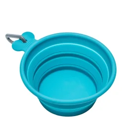 Silicone collapsible bowl, blue