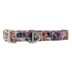 Silicone Collar for Dogs, Vintage Flowers