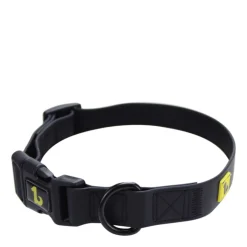 Silicone dog collar, All black edition